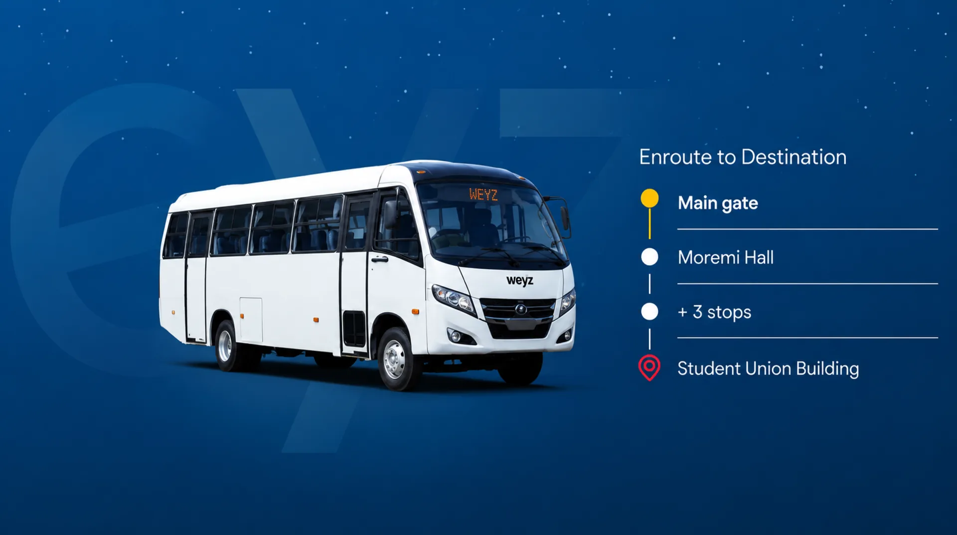 Weyz Driver Mobile App interface
